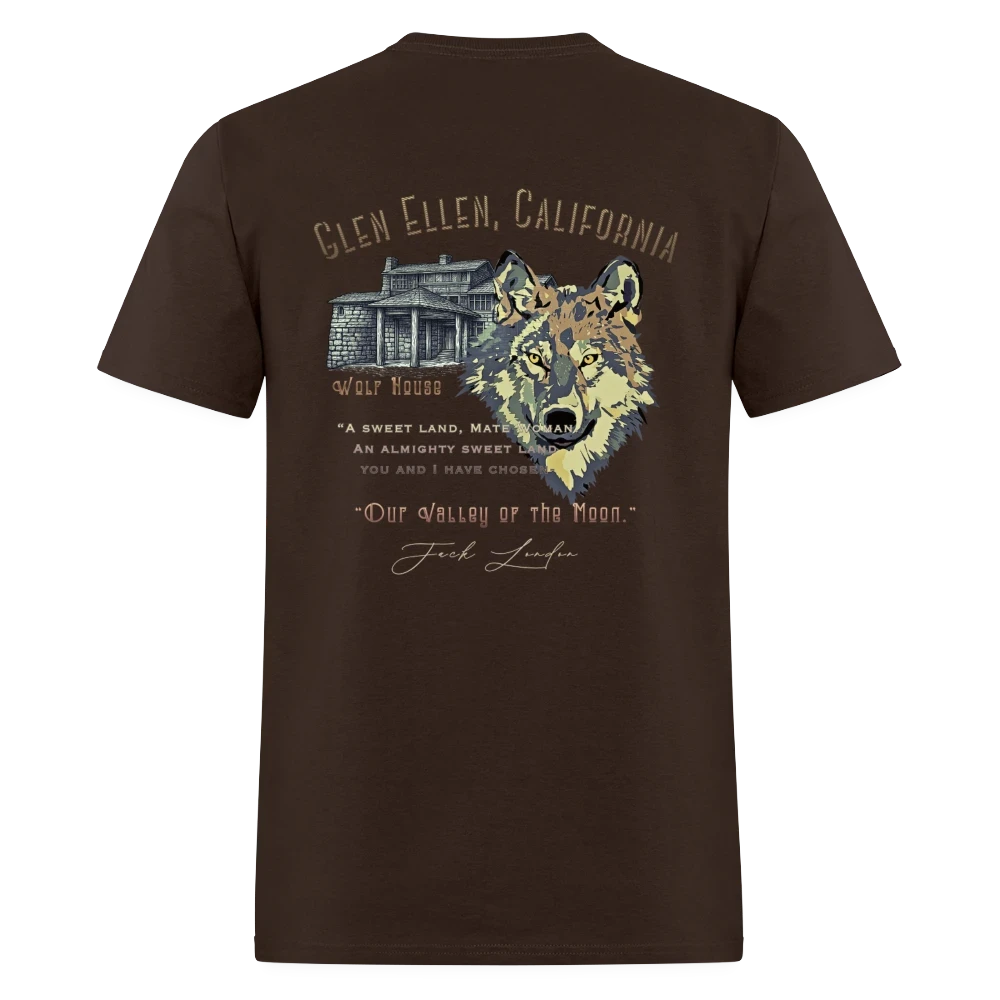 Jack London Moon  Men's T-Shirt - brown