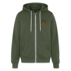 Vintage Outlaw Unisex Full Zip Hoodie - military green