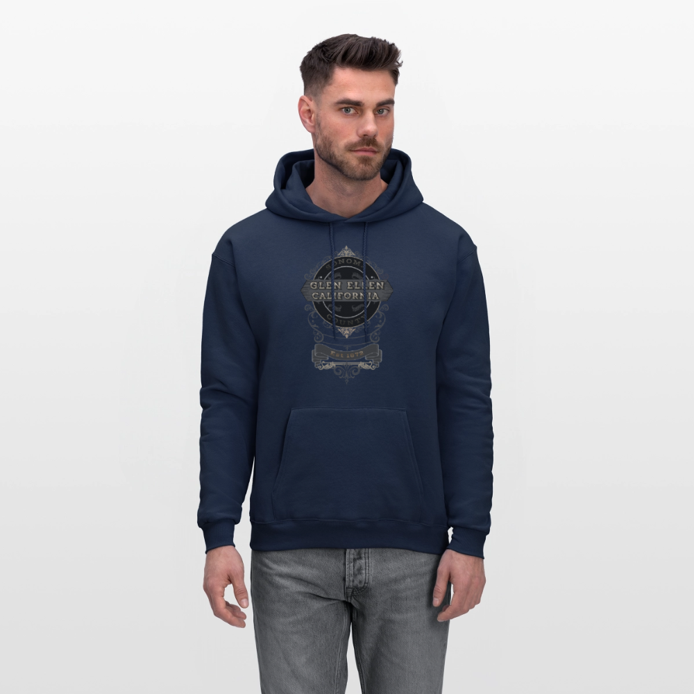 Glen Ellen Vintage Emblem Men's Hoodie - navy