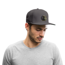 London Wolf Snapback Baseball Cap - dark grey