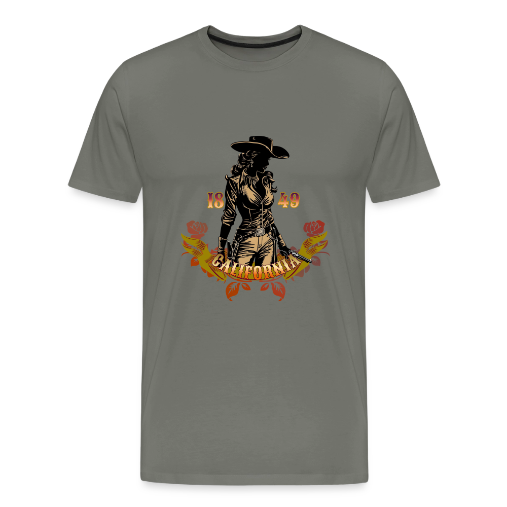 Vintage Outlaw Men's Premium T-Shirt - asphalt gray