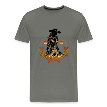 Vintage Outlaw Men's Premium T-Shirt - asphalt gray