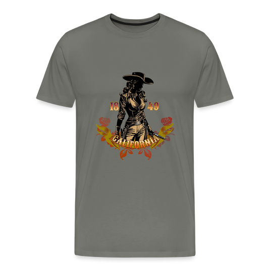 Vintage Outlaw Men's Premium T-Shirt - asphalt gray