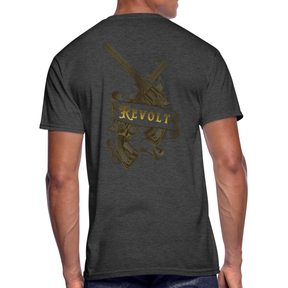 Revolt Men’s 50/50 T-Shirt - heather black