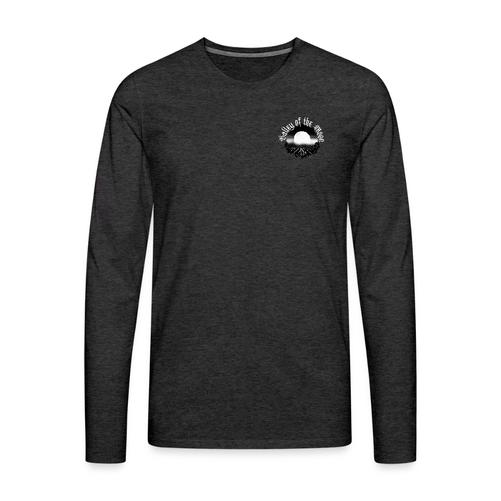 VALLEY OF THE MOON "MISTY" Men's Long Sleeve T-Shirt - charcoal grey