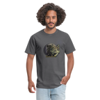 Jack London Moon  Men's T-Shirt - charcoal