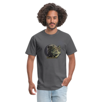 Jack London Moon  Men's T-Shirt - charcoal