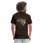 Jack London Moon  Men's T-Shirt - brown