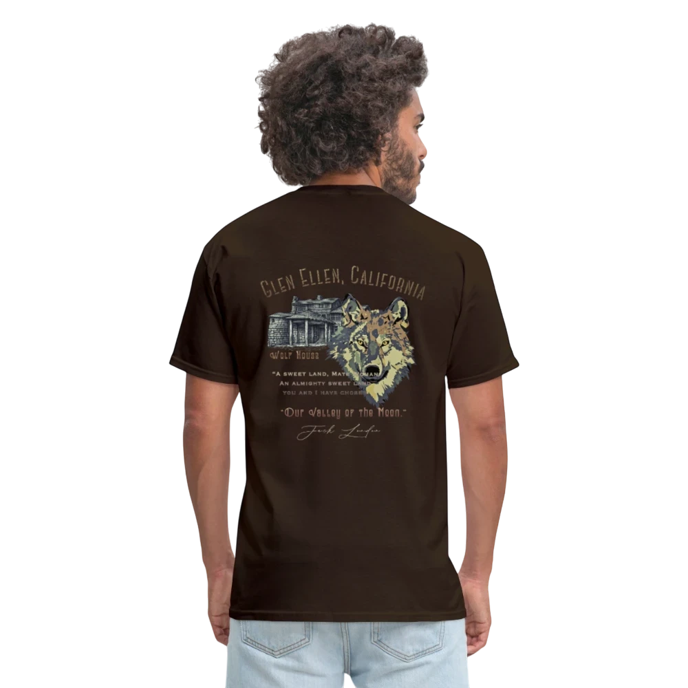 Jack London Moon  Men's T-Shirt - brown