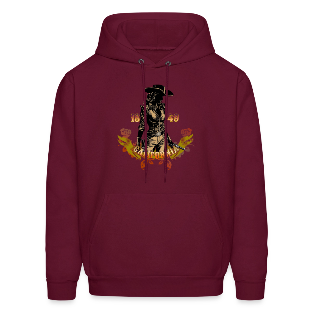 Vintage Outlaw Men's Hoodie - burgundy