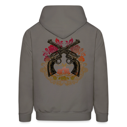 California Cowgirl Men’s Hoodie - asphalt gray