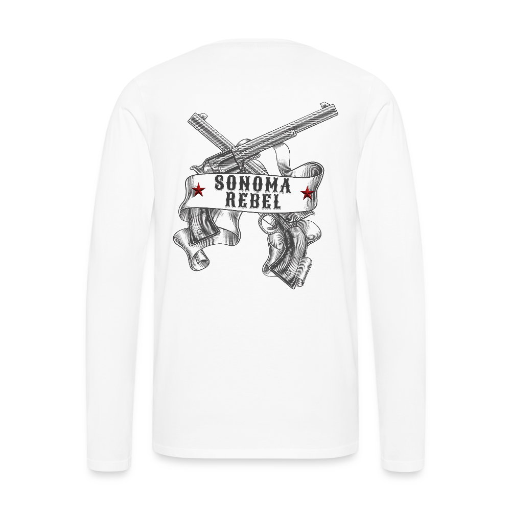 SONOMA REBEL Men's Long Sleeve T-Shirt - white