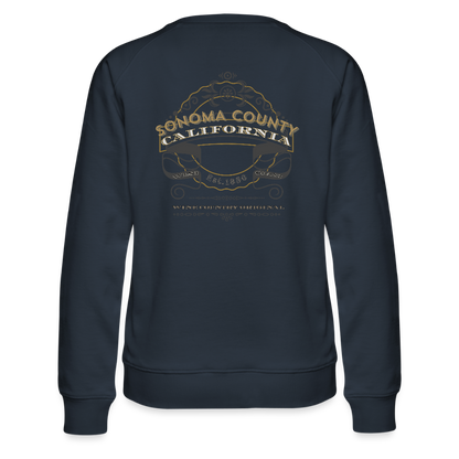WINE COUNTRY ORIGINAL Women’s Sweatshirt - navy