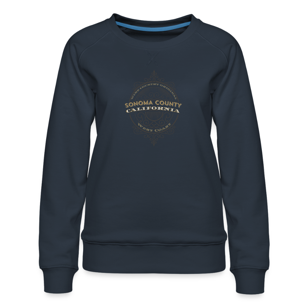 WINE COUNTRY ORIGINAL Women’s Sweatshirt - navy