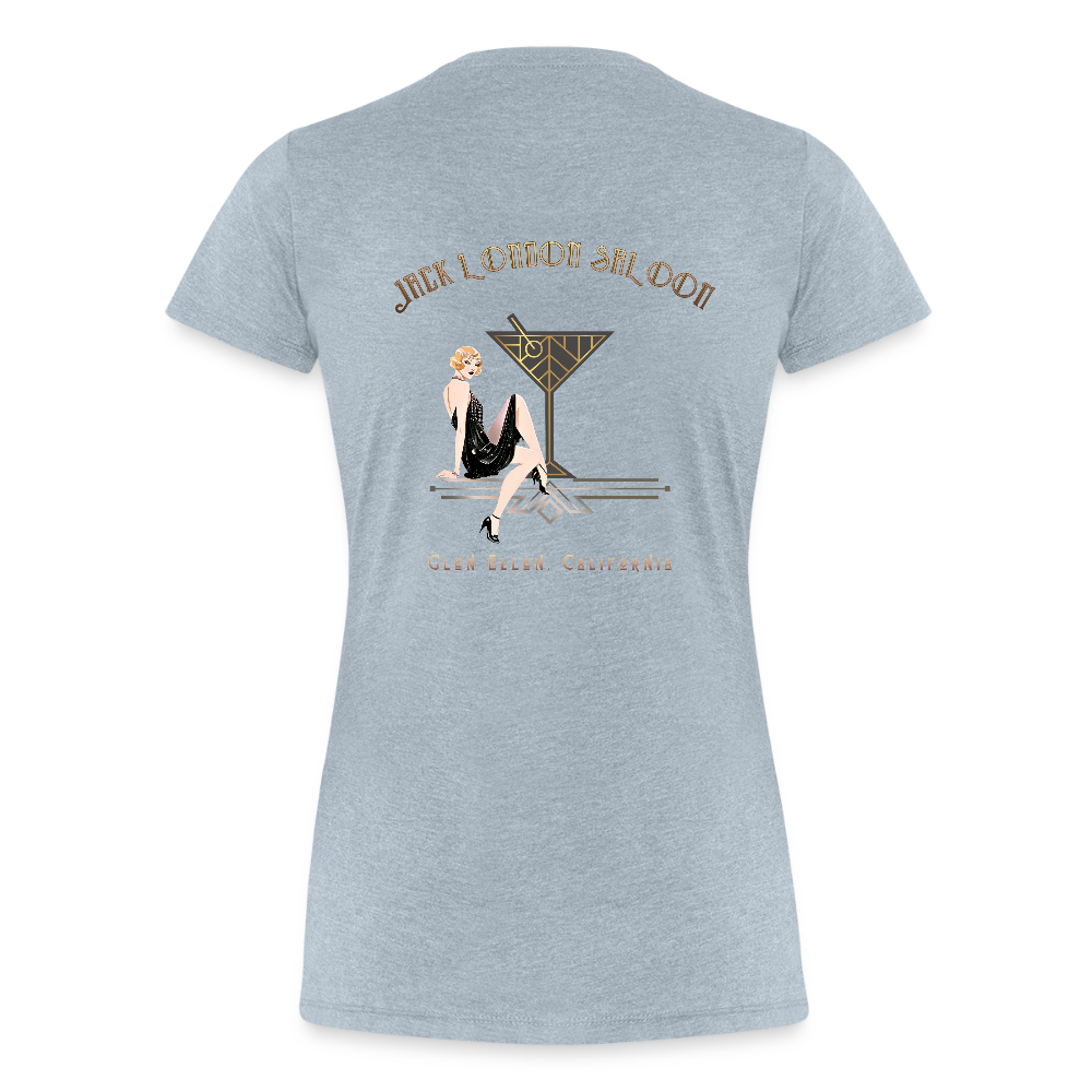 SALOON DECO COCKTAILS Women's Hoodie - heather ice blue