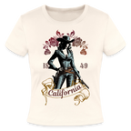 California Cowgirl Fitted Cotton/Poly T-Shirt - natural