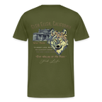Jack London Moon  Men's T-Shirt - olive green
