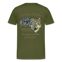 Jack London Moon  Men's T-Shirt - olive green