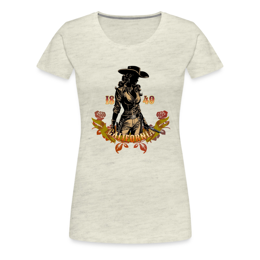 Vintage Outlaw Women’s Premium T-Shirt - heather oatmeal