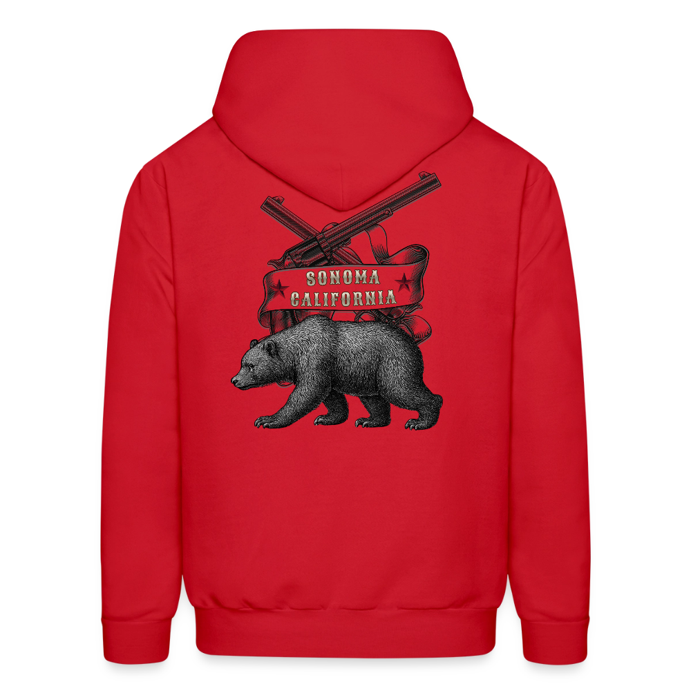 SONOMA BEAR REVOLT Men's Hoodie - Hoodies from Spreadconnect