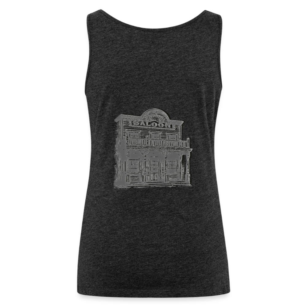 Glen Ellen Vintage Emblem Women’s Premium Tank Top - charcoal grey