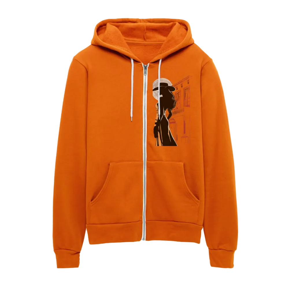 JACK LONDON SALOON  "OUTLAW" Unisex Full Zip Hoodie - autumn