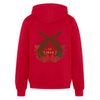 Vintage Outlaw Unisex Full Zip Hoodie - red