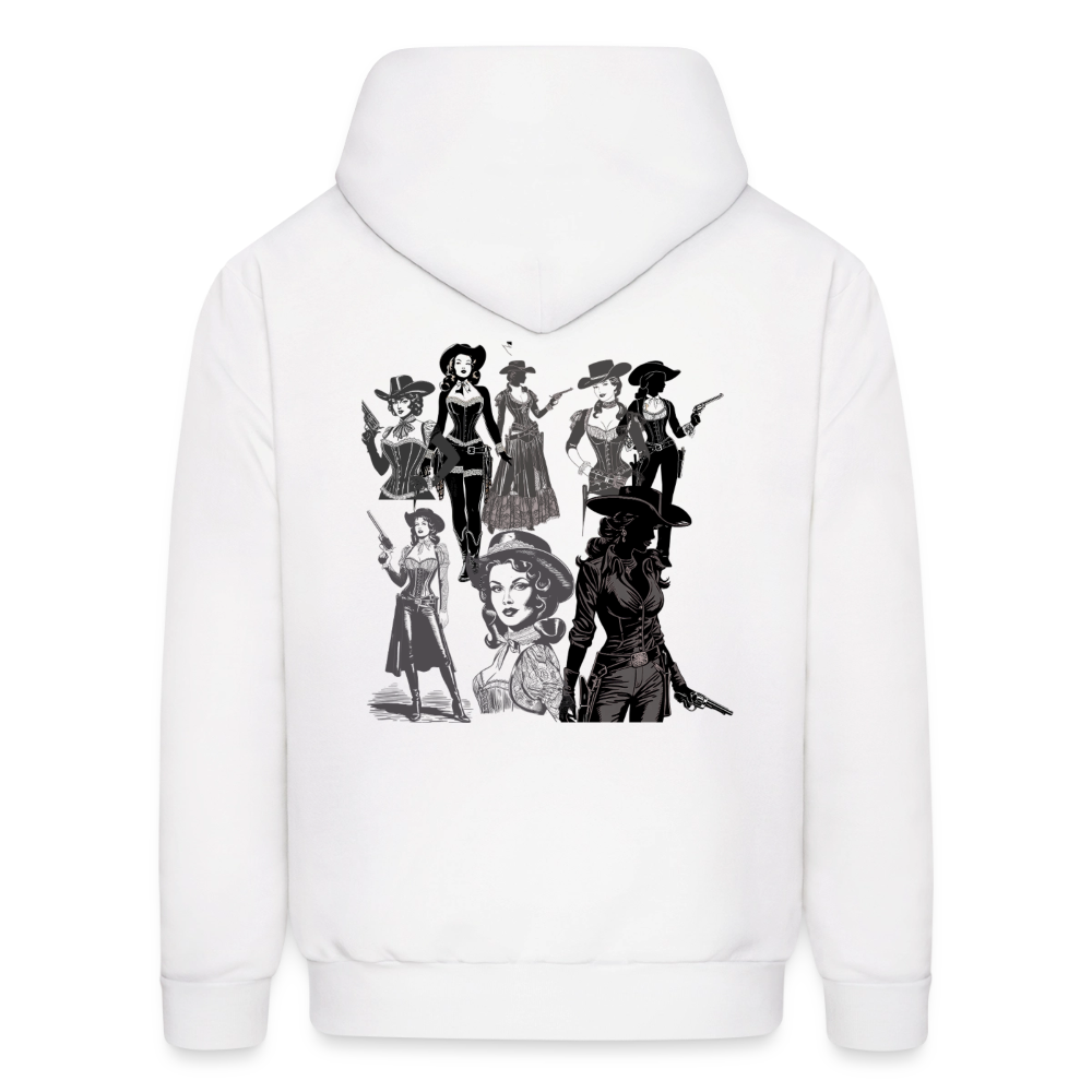 Outlaw Women Men's Fitted Cotton/Poly T-Shirt - white