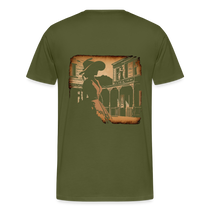 GLEN ELLEN OUTLAW SILHOUETTE Men's T-Shirt - olive green