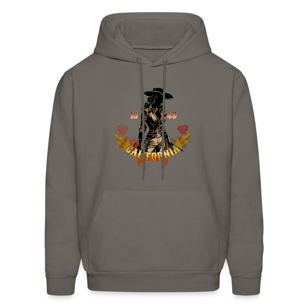 California Outlaw Men's Pullover Hoodie - asphalt gray