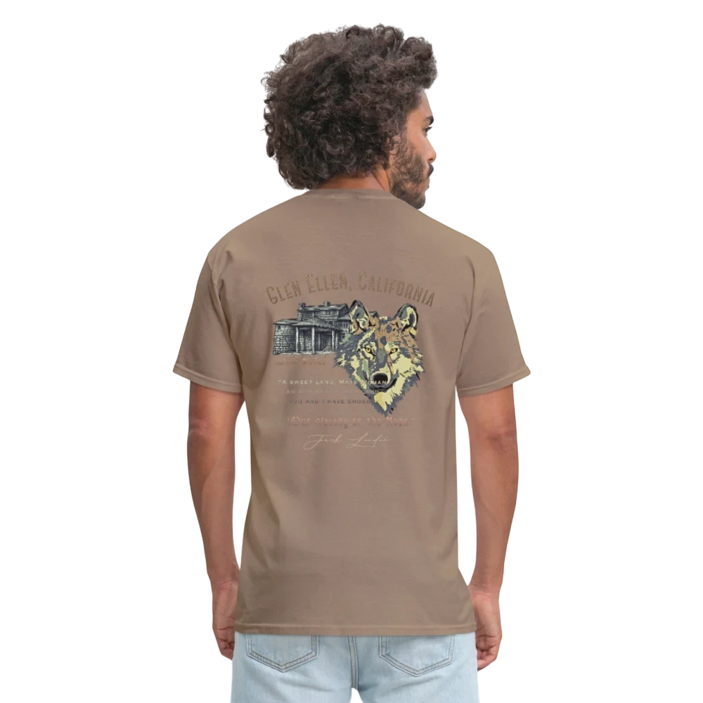 Jack London Moon  Men's T-Shirt - safari