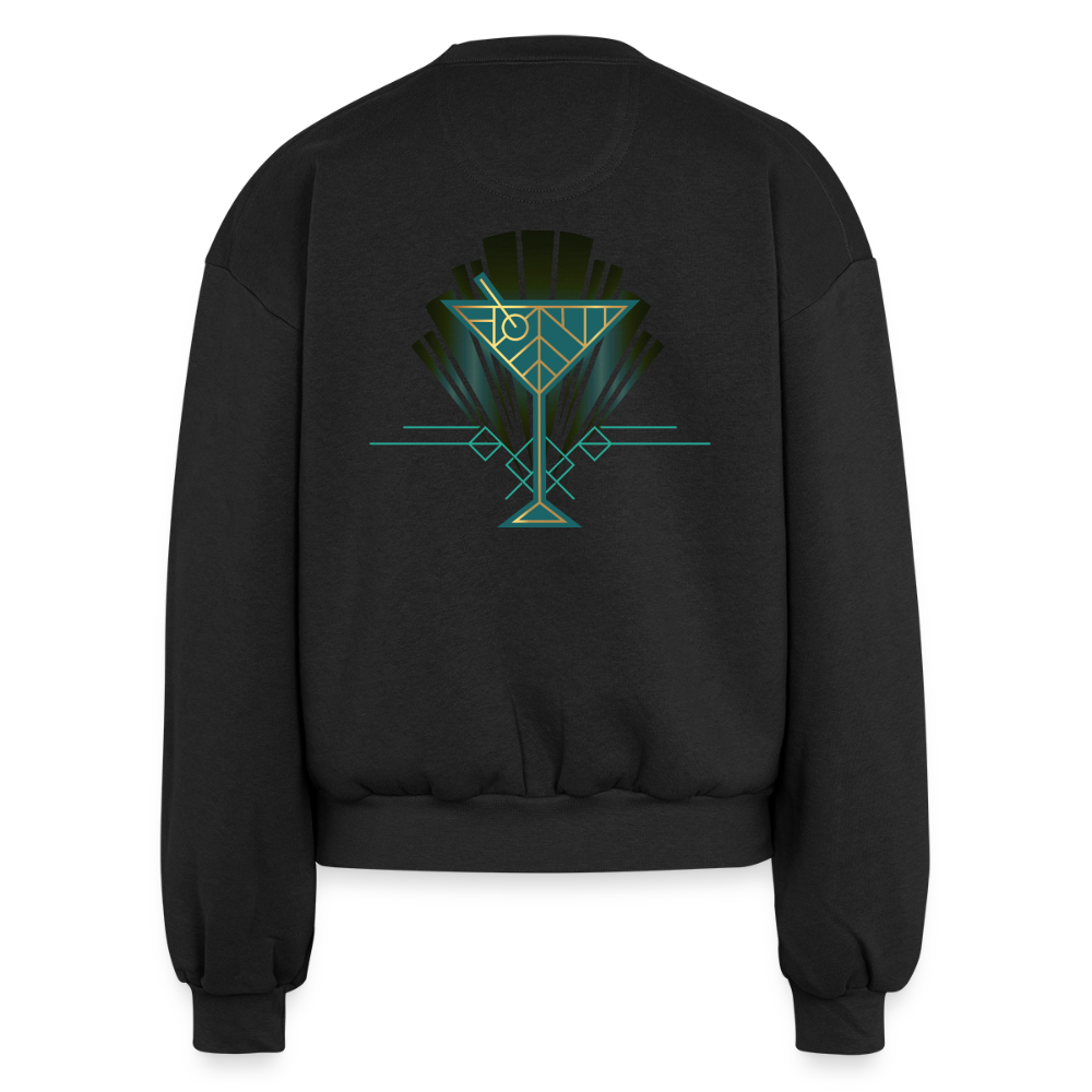 Women's Fleece Crewneck Sweatshirt - black