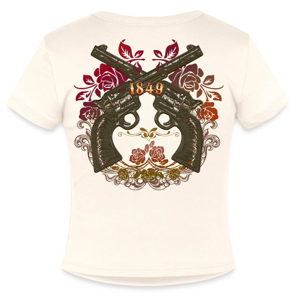 California Cowgirl Fitted Cotton/Poly T-Shirt - natural