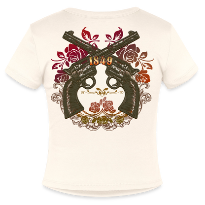 California Cowgirl Fitted Cotton/Poly T-Shirt - natural