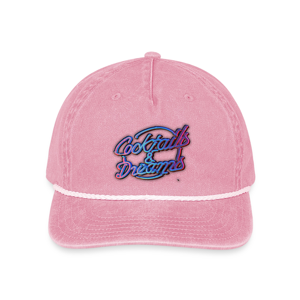 Cocktails & Dreams Vintage Washed Rope Cap - Baseball Caps from Spreadconnect