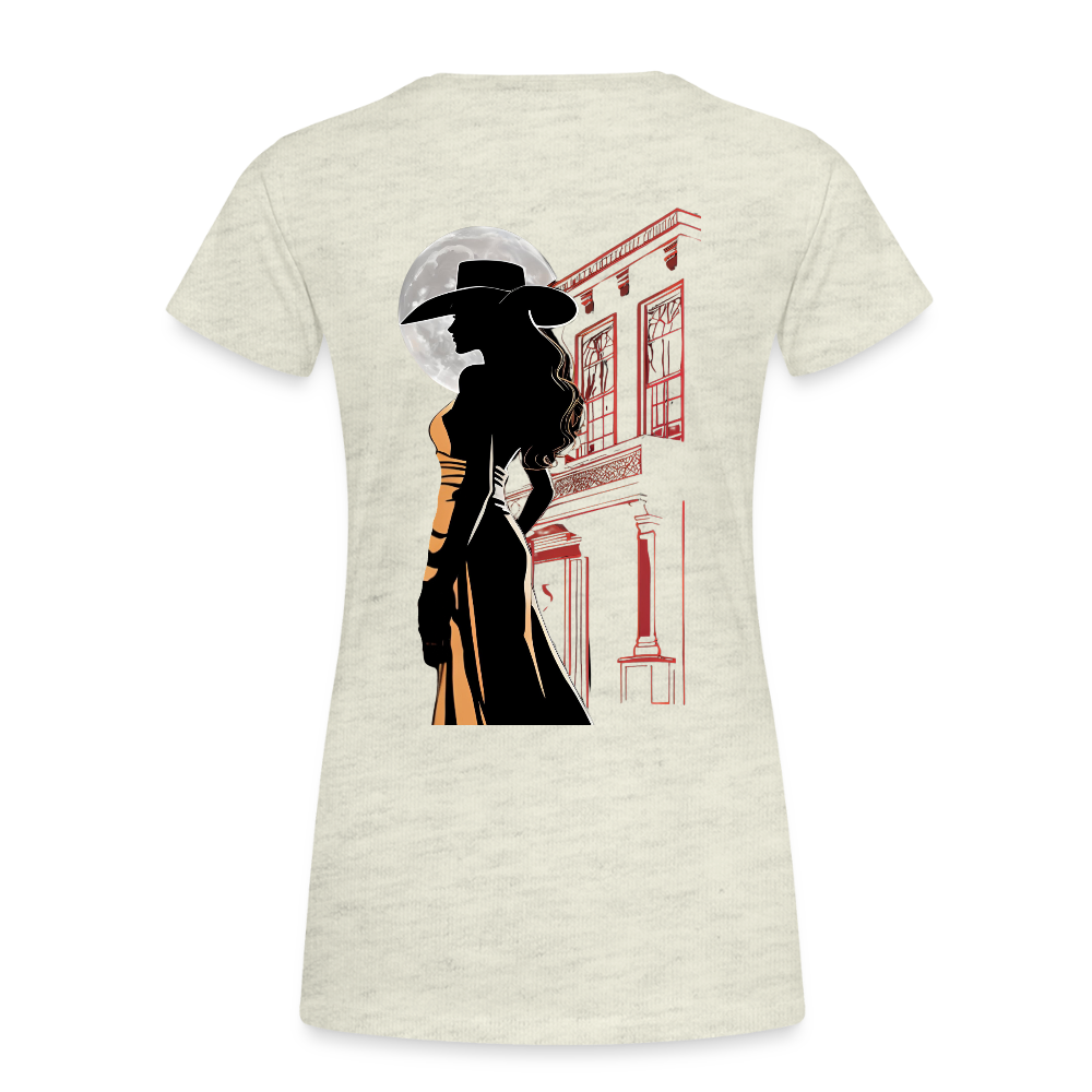 JACK LONDON SALOON OUTLAW Women’s Premium T-Shirt - heather oatmeal