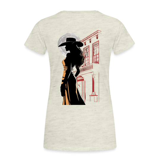 JACK LONDON SALOON OUTLAW Women’s Premium T-Shirt - heather oatmeal
