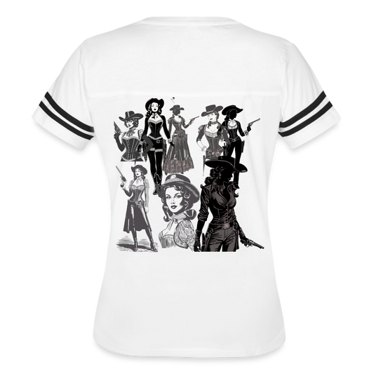 Revolt Women’s Vintage Sport T-Shirt - white/black