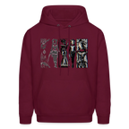 Outlaw Women Men's Fitted Cotton/Poly T-Shirt - burgundy