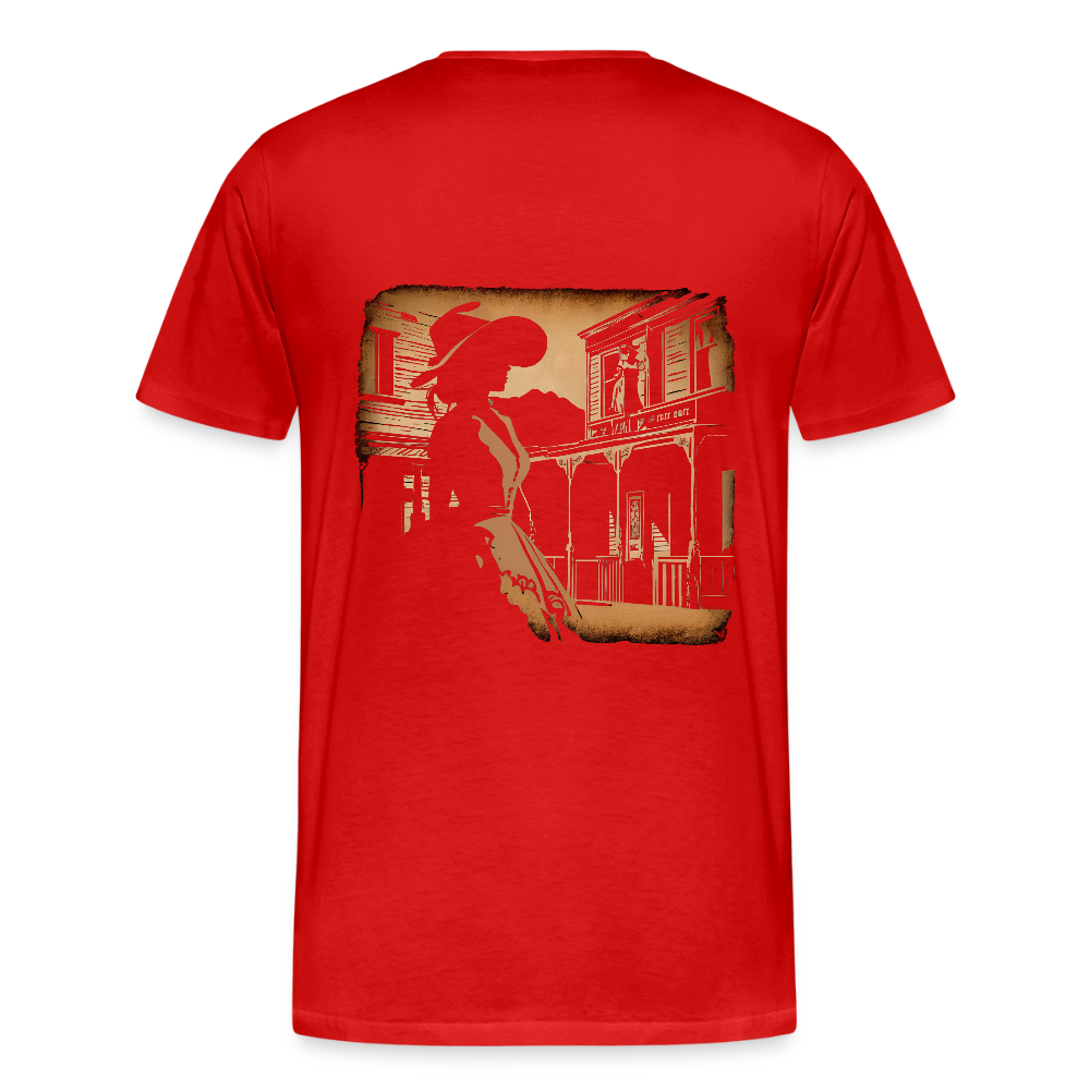 GLEN ELLEN OUTLAW SILHOUETTE Men's T-Shirt - red