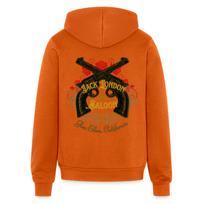 JACK LONDON SALOON  "OUTLAW" Unisex Full Zip Hoodie - autumn