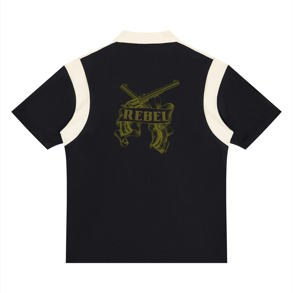 Quarter Zip Polo Shirt