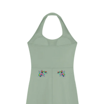 Grafitti Rose Women’s Halter Flared Jumpsuit