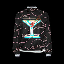 Pink Lady Cocktail Bomber Jacket