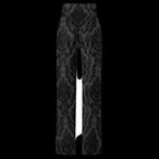 Damask Charcoal Women's Straight-leg Pants