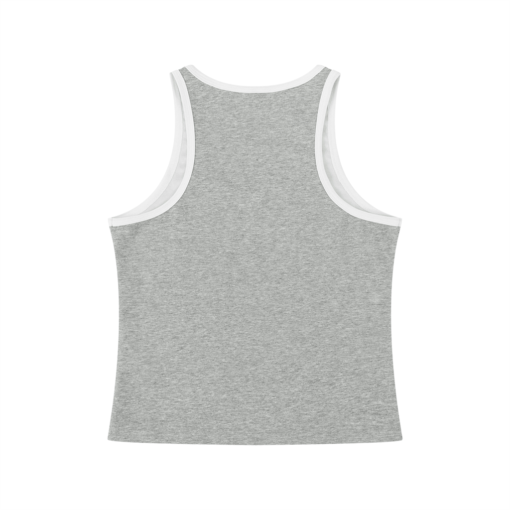 Valley of the Moon Women's Color Block Cropped Tank Top