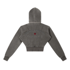 California O.G. Vintage Wash Cropped Women's Hoodie