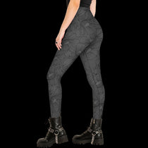 grey Women's High-Waist Legging