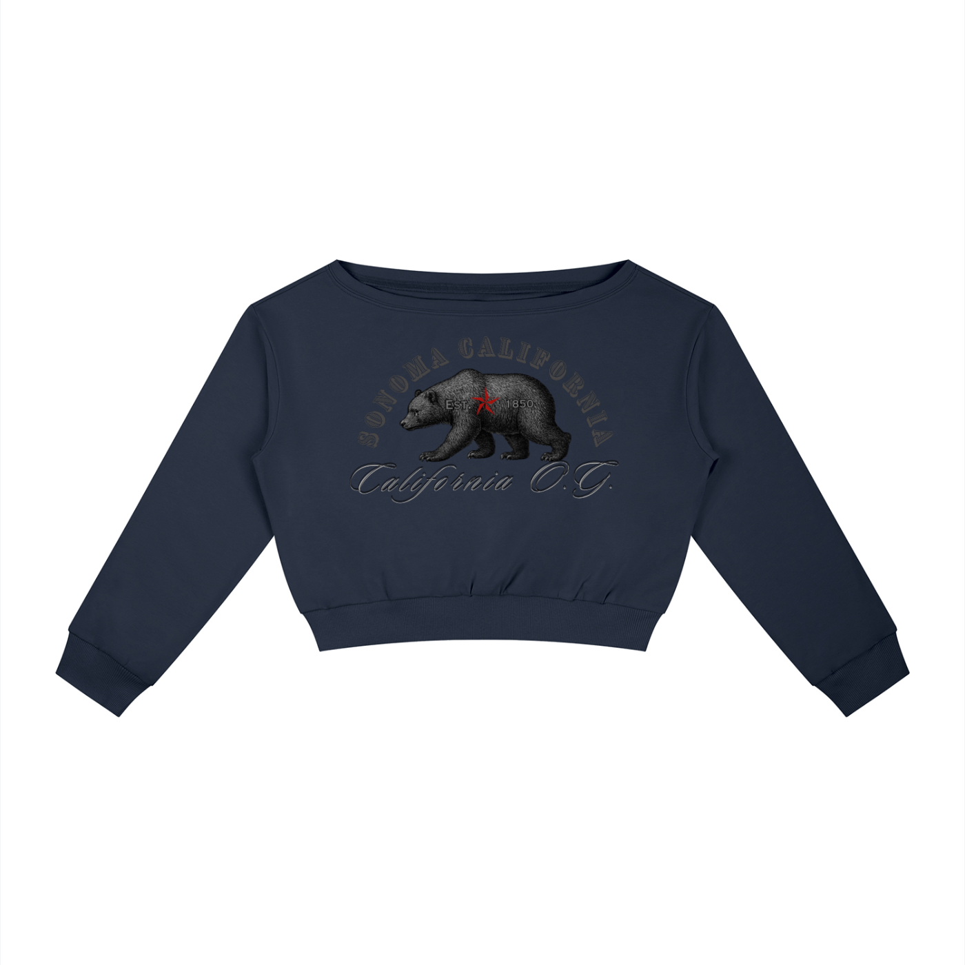 Women's Off-Shoulder Sweatshirt