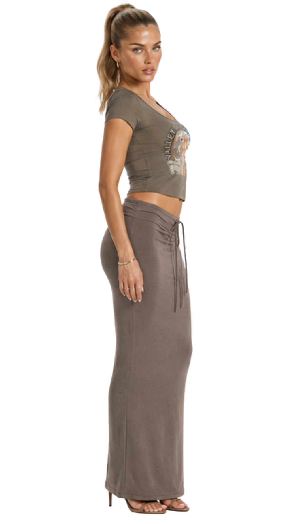 Valley of the Moon Glam Pinup Women's Slim Fit T-Shirt
